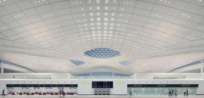 荊州機場內裝雙曲板